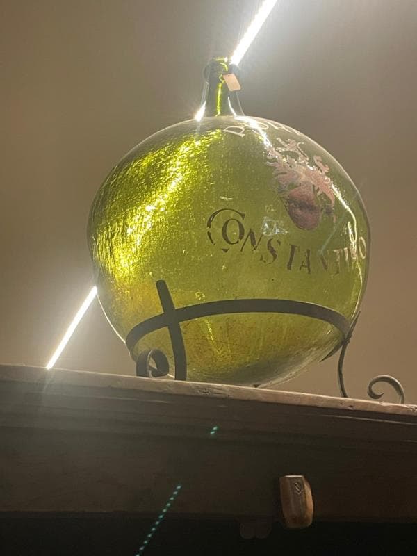 Garrafão em vidro soprado