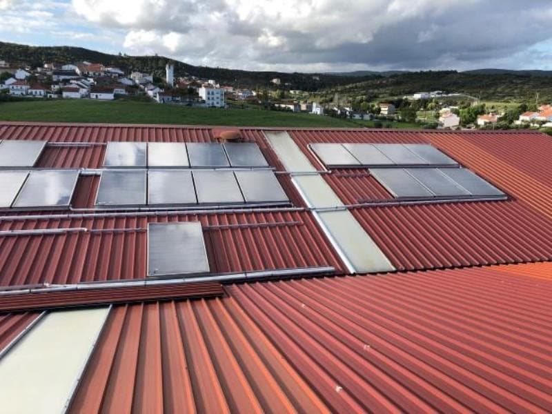 35 Unidade de sistema solar térmico